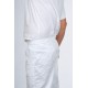 Pánske nohavice ARTUR do pásu biele
